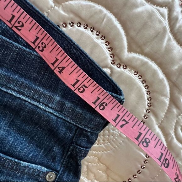 7 For All Mankind The Standard Straight Dark Wash Jeans Size 33 - Picture 10 of 13